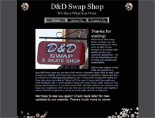 Tablet Screenshot of ddswapshop.com